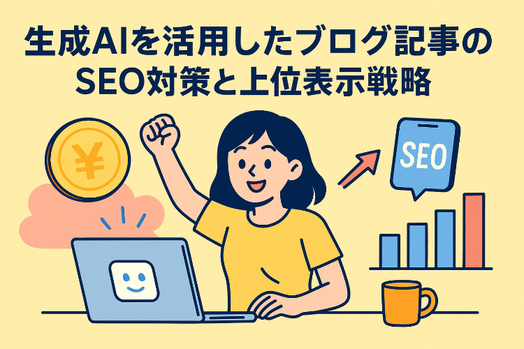 SEOもしっかり生成AIでブログでアフィリエイトするなら盛り込む
