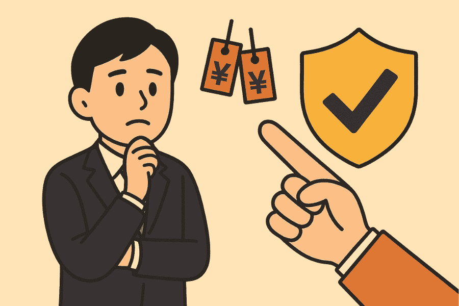 大阪でバーチャルオフィスの住所貸しを選ぶ際に信頼性の重要性を説明した解説画像