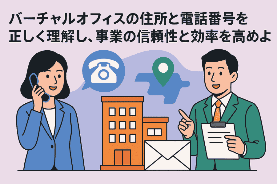 上手く使う事がポイント：バーチャルオフィスの住所や電話番号