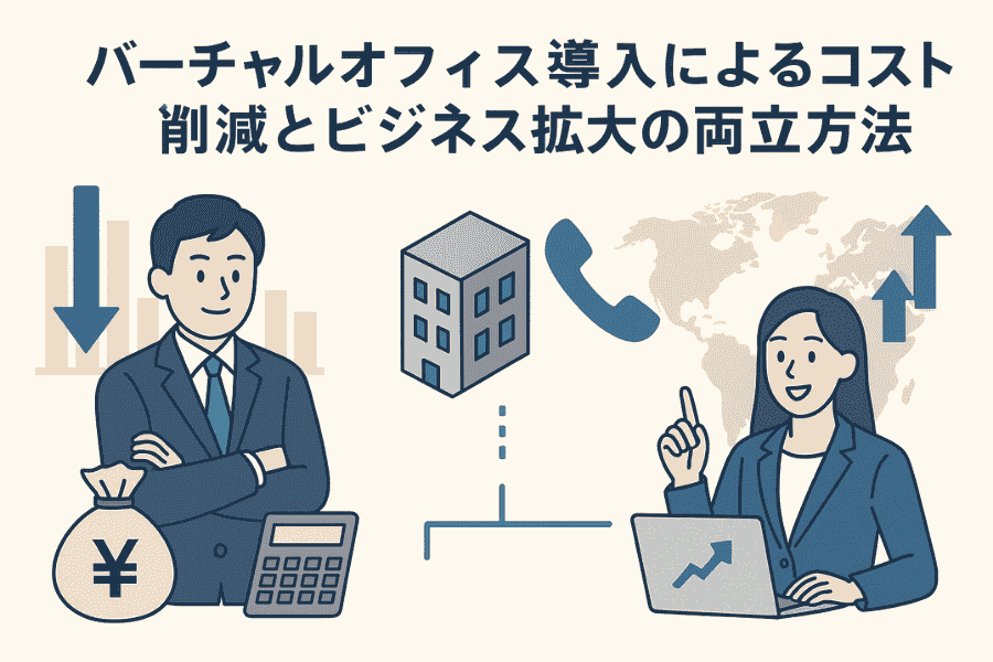 バーチャルオフィスは住所や電話番号を信頼して貰える事が大事。