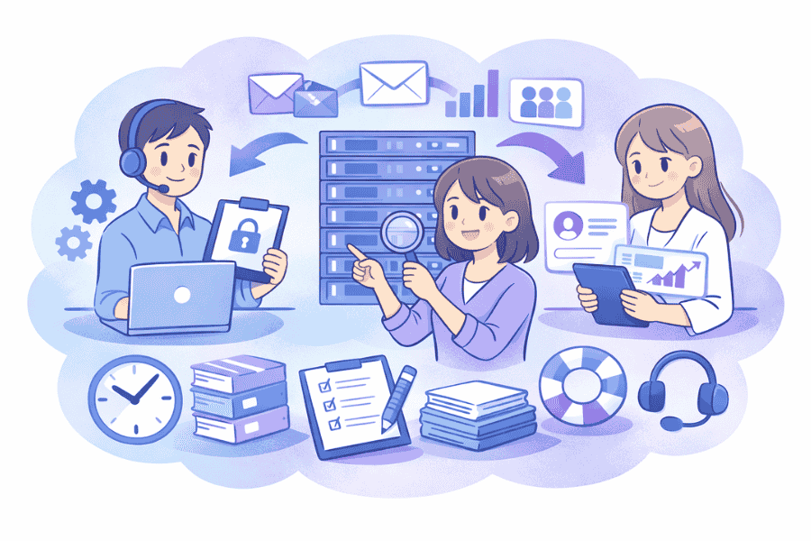マイスピー契約後に継続利用するためのアカウント管理や配信設計、サポート活用の考え方をまとめた画像