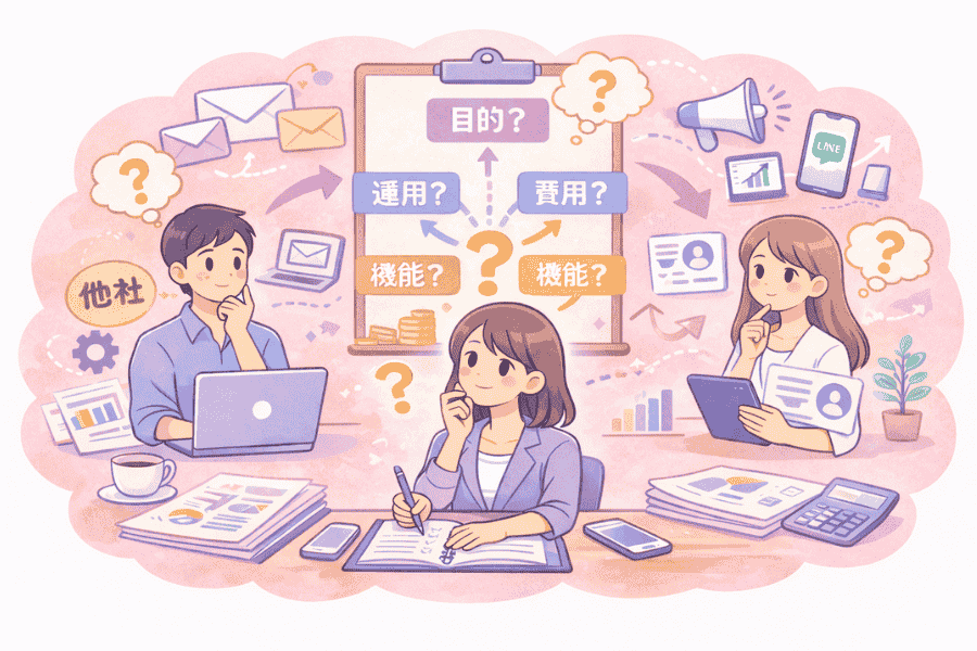 マイスピーの契約を迷ったときに見直すべき目的・運用体制・費用感・他ツールとの比較ポイントをまとめた画像