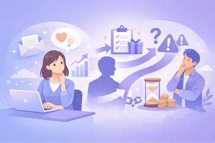 マイスピーでメルマガ配信の成果を高めるために読者心理の変化とタイミングの重要性を解説する画像