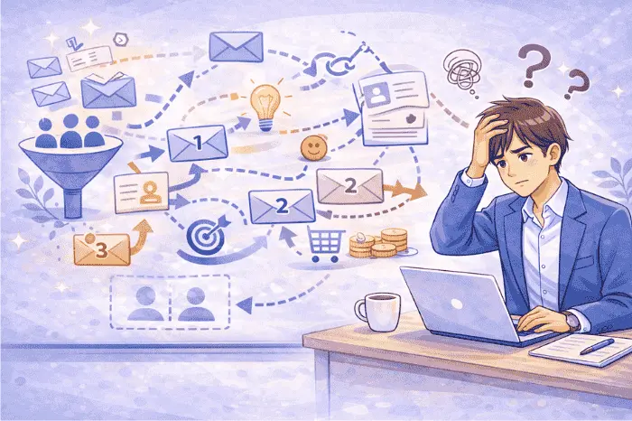 マイスピーでメルマガ配信の内容がブレる原因と典型パターンを解説する画像