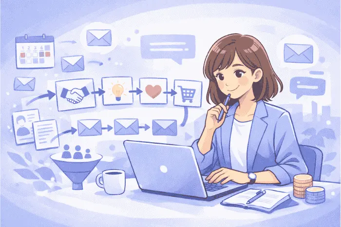 マイスピーでメルマガ配信の順番が決まらず悩む原因と設計の重要性を解説する画像