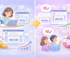 マイスピーのメルマガ登録フォームをブログ記事の冒頭・中盤・終盤に配置した場合の登録率の違いと最適な設置場所を解説する画像