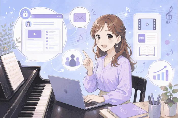 マイスピーで会員サイトの作り方と閲覧制限やコンテンツ提供の仕組みを解説する画像