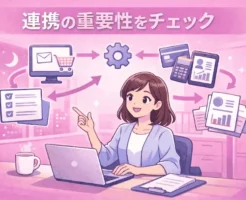 マイスピー スタンダードプランと他ツールの比較において機能の分断と連携の違いが運用効率に影響するポイントを解説する画像