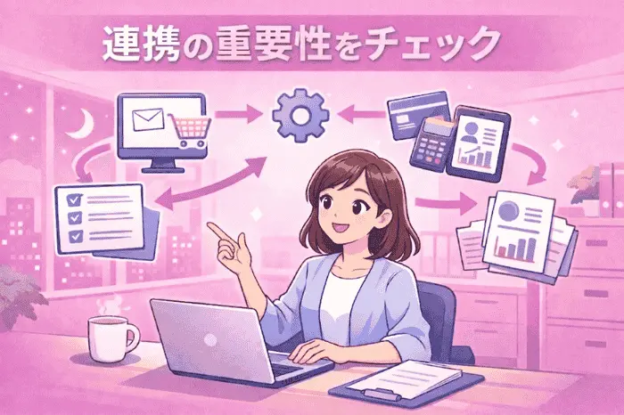 マイスピー スタンダードプランと他ツールの比較において機能の分断と連携の違いが運用効率に影響するポイントを解説する画像