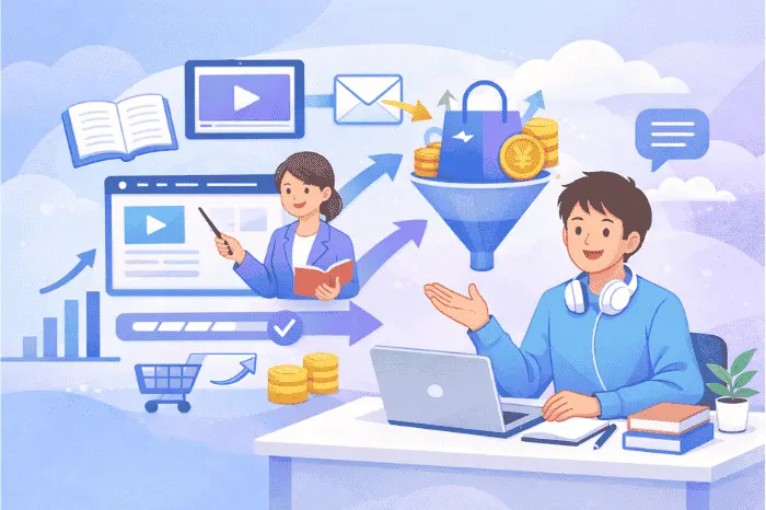 マイスピーのスタンダードプランがおすすめな人として、オンライン講座やコンテンツ提供を自動化する仕組みを解説する画像