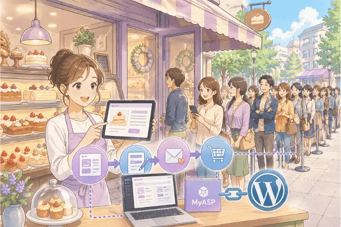 マイスピーとワードプレス連携を活用すべき人の特徴と運用設計の考え方を解説している画像