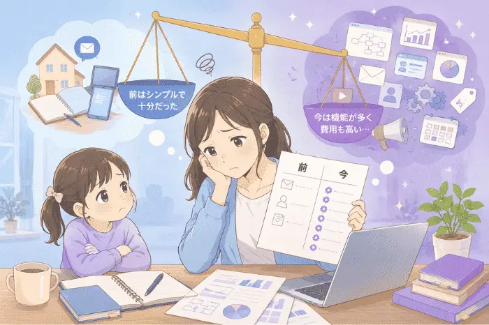 マイスピー スタンダードプランで後悔する原因となる機能過多や設定負担について解説している画像