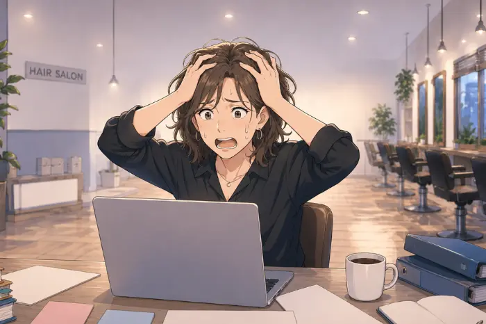 美容室のSEOで予約されるキーワードとページ内容を一致させる重要性を解説する画像